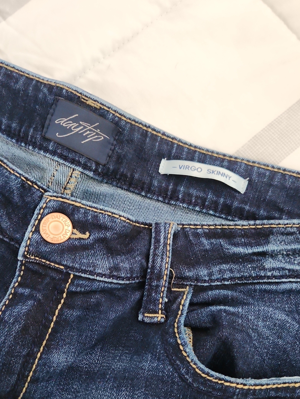 Daytrip Virgo Skinny Jeans - Dark Blue Wash